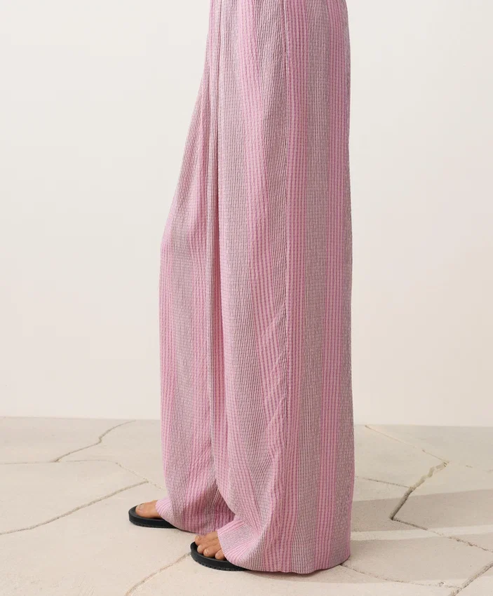 Pantalon droit à rayures Pantalon droit à rayures