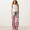 Pantalon droit à rayures Pantalon droit à rayures