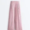 Pantalon droit à rayures Pantalon droit à rayures