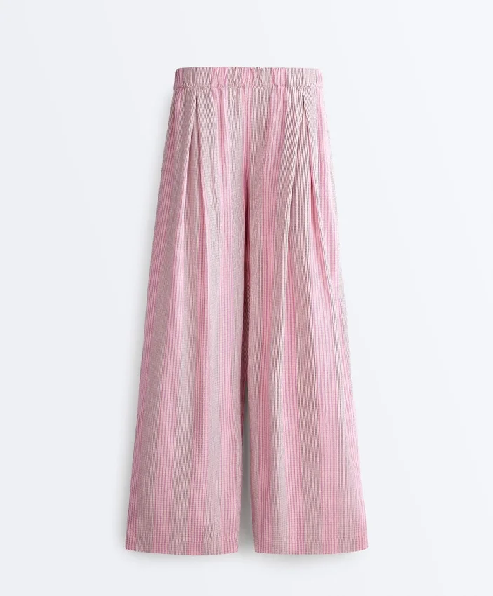 Pantalon droit à rayures Pantalon droit à rayures