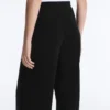 Pantalon droit à rayures en modal Soft Touch Pantalon droit à rayures en modal Soft Touch