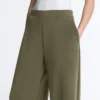 Pantalon droit à rayures en modal Soft Touch Pantalon droit à rayures en modal Soft Touch