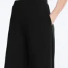 Pantalon droit à rayures en modal Soft Touch Pantalon droit à rayures en modal Soft Touch