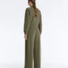 Pantalon droit à rayures en modal Soft Touch Pantalon droit à rayures en modal Soft Touch