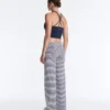 Pantalon droit à taille haute Comfortlux à rayures Pantalon droit à taille haute Comfortlux à rayures