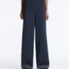 Pantalon en modal Soft Touch avec rayures marinières Pantalon en modal Soft Touch avec rayures marinières