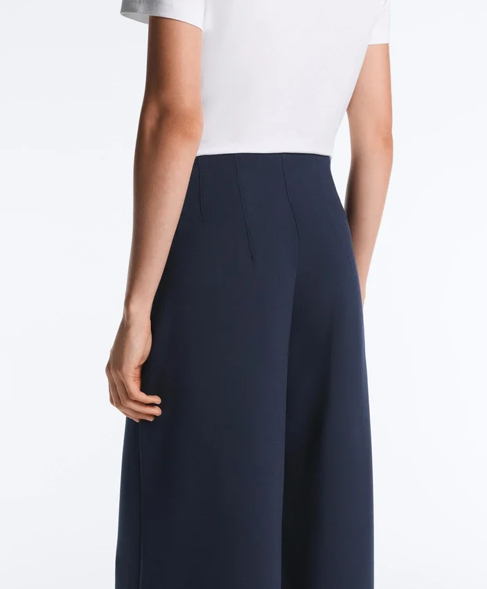 Pantalon en modal Soft Touch avec rayures marinières Pantalon en modal Soft Touch avec rayures marinières