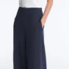Pantalon en modal Soft Touch avec rayures marinières Pantalon en modal Soft Touch avec rayures marinières