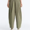 Pantalon fuselé à plis 100 % coton Pantalon fuselé à plis 100 % coton