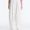 Pantalon fuselé à plis 100 % coton Pantalon fuselé à plis 100 % coton