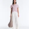 Pantalon fuselé à plis 100 % coton Pantalon fuselé à plis 100 % coton