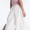 Pantalon fuselé à plis 100 % coton Pantalon fuselé à plis 100 % coton