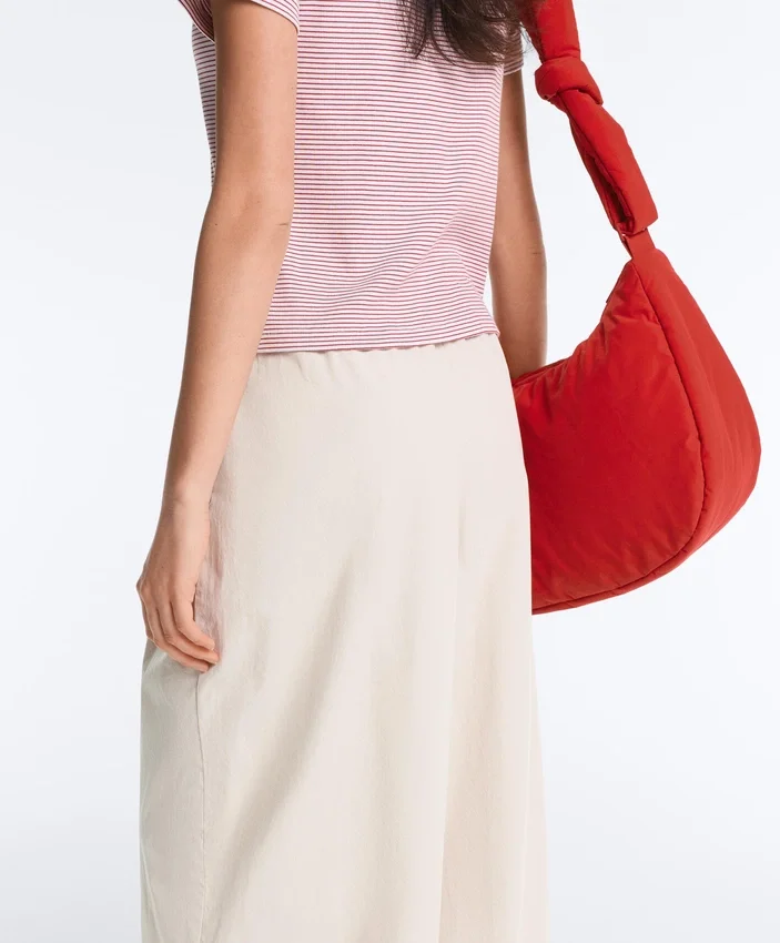Pantalon fuselé à plis 100 % coton Pantalon fuselé à plis 100 % coton
