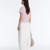 Pantalon fuselé à plis 100 % coton Pantalon fuselé à plis 100 % coton