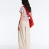Pantalon fuselé à plis 100 % coton Pantalon fuselé à plis 100 % coton
