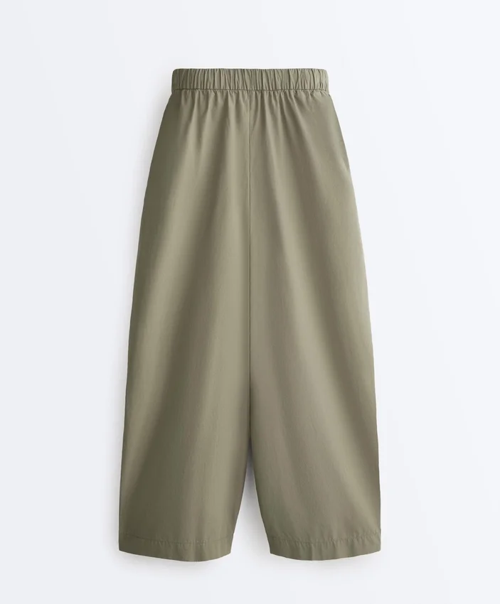 Pantalon fuselé à plis 100 % coton Pantalon fuselé à plis 100 % coton