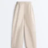 Pantalon fuselé à plis 100 % coton Pantalon fuselé à plis 100 % coton