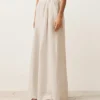 Pantalon à jambes larges 100 % lin Pantalon à jambes larges 100 % lin