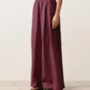 Pantalon à jambes larges 100 % lin Pantalon à jambes larges 100 % lin