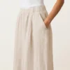 Pantalon à jambes larges 100 % lin Pantalon à jambes larges 100 % lin