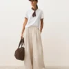 Pantalon à jambes larges 100 % lin Pantalon à jambes larges 100 % lin
