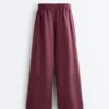 Pantalon à jambes larges 100 % lin Pantalon à jambes larges 100 % lin