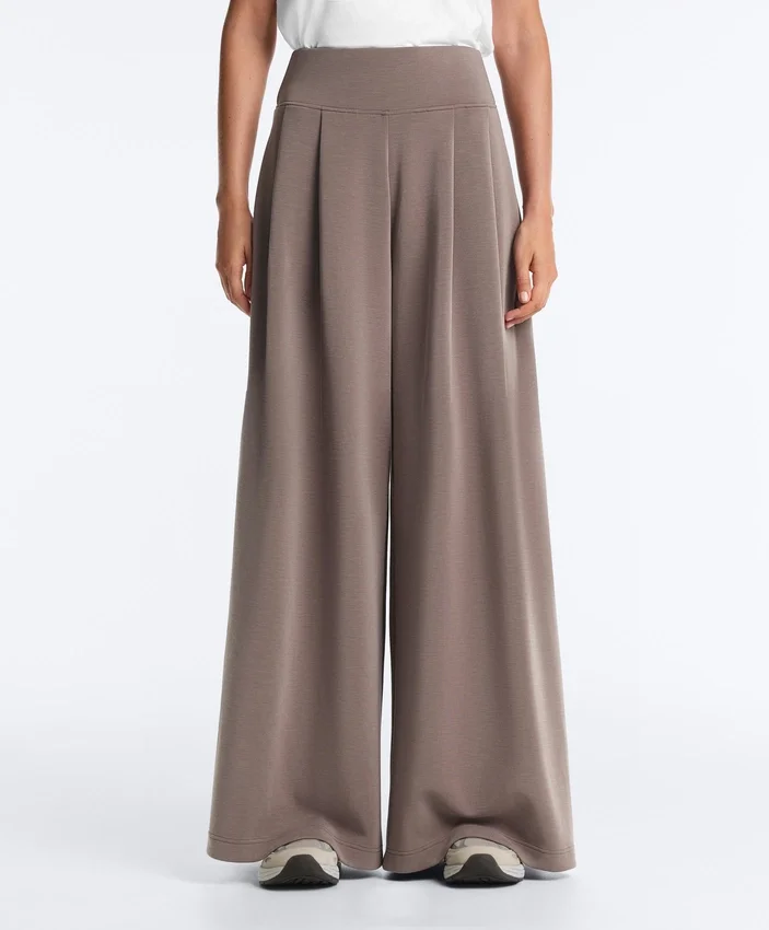 Pantalon à jambes larges en modal Soft Touch avec taille corset Pantalon à jambes larges en modal Soft Touch avec taille corset