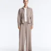 Pantalon à jambes larges rayé en modal Soft Touch Pantalon à jambes larges rayé en modal Soft Touch