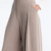 Pantalon à jambes larges rayé en modal Soft Touch Pantalon à jambes larges rayé en modal Soft Touch