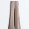 Pantalon à jambes larges rayé en modal Soft Touch Pantalon à jambes larges rayé en modal Soft Touch