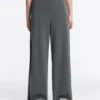 Pantalon à jambes larges Soft Touch, avec plis sur les côtés et en modal Pantalon à jambes larges Soft Touch, avec plis sur les côtés et en modal