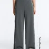 Pantalon à jambes larges Soft Touch, avec plis sur les côtés et en modal Pantalon à jambes larges Soft Touch, avec plis sur les côtés et en modal