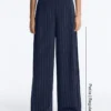 Pantalon à jambes larges Soft Touch, avec plis sur les côtés et en modal Pantalon à jambes larges Soft Touch, avec plis sur les côtés et en modal