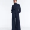 Pantalon à jambes larges Soft Touch, avec plis sur les côtés et en modal Pantalon à jambes larges Soft Touch, avec plis sur les côtés et en modal
