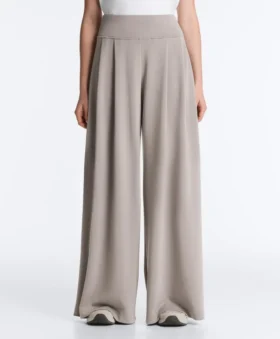 Pantalon large en modal Soft Touch avec détail corset