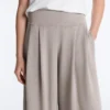 Pantalon large en modal Soft Touch avec détail corset Pantalon large en modal Soft Touch avec détail corset