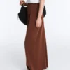 Pantalon long en modal Soft Touch avec plis Pantalon long en modal Soft Touch avec plis
