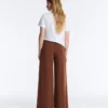 Pantalon long en modal Soft Touch avec plis Pantalon long en modal Soft Touch avec plis