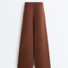 Pantalon long en modal Soft Touch avec plis Pantalon long en modal Soft Touch avec plis