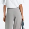 Pantalon long à plis en modal Soft Touch Pantalon long à plis en modal Soft Touch