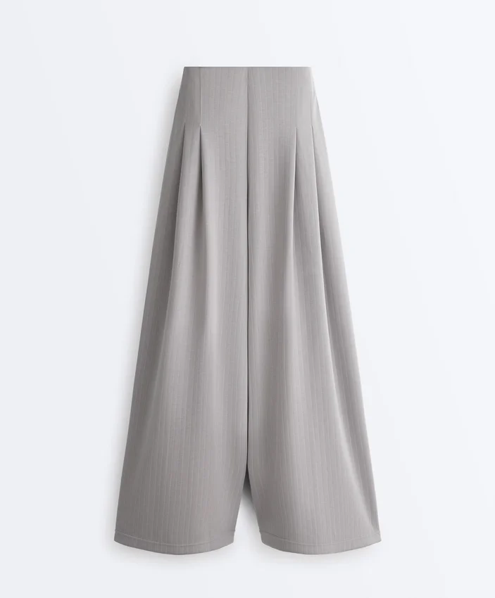 Pantalon long à plis en modal Soft Touch Pantalon long à plis en modal Soft Touch