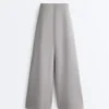 Pantalon long à plis en modal Soft Touch Pantalon long à plis en modal Soft Touch