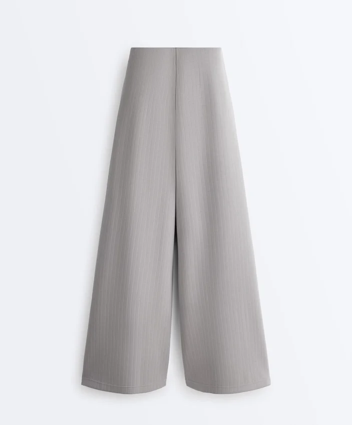 Pantalon long à plis en modal Soft Touch Pantalon long à plis en modal Soft Touch