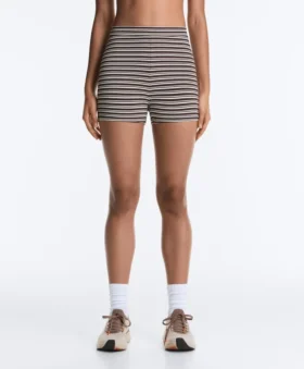 Pantalon à taille haute Comfortlux à rayures de 5 cm