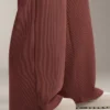 Pantalon taille haute à côtes avec modal Soft Touch Pantalon taille haute à côtes avec modal Soft Touch