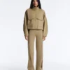 Veste carrée effet néoprène