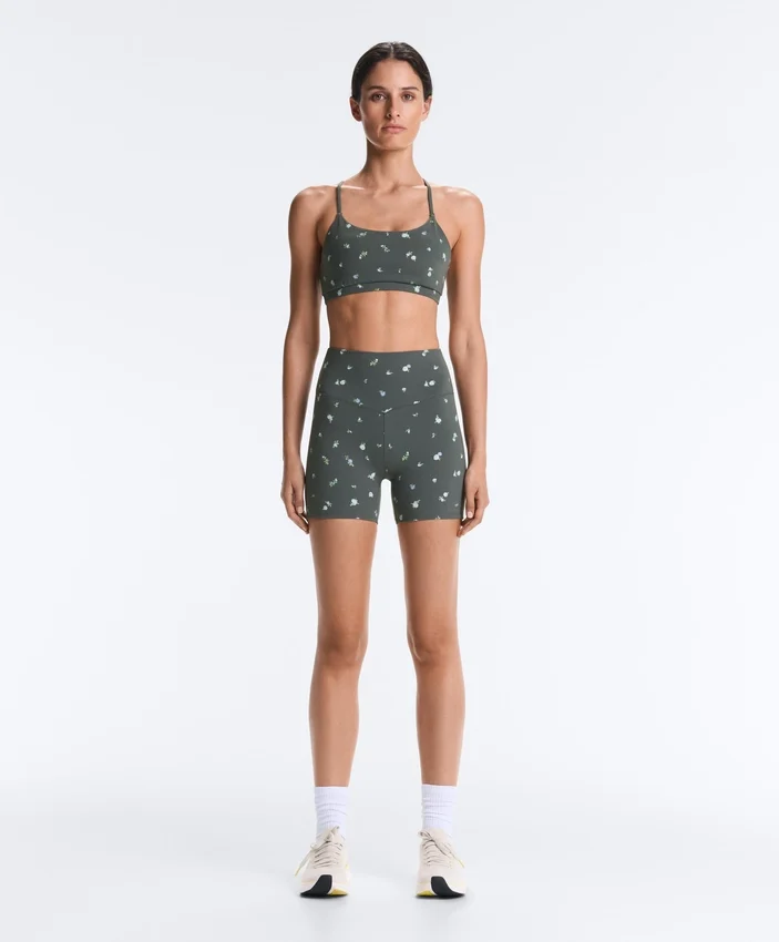 Pantalon taille haute Evermove 10 cm à imprimé floral Pantalon taille haute Evermove 10 cm à imprimé floral