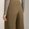 Pantalon taille haute à jambes droites effet néoprène Pantalon taille haute à jambes droites effet néoprène