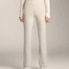 Pantalon évasé chaud à taille haute avec poches Pantalon évasé chaud à taille haute avec poches