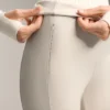 Pantalon évasé chaud à taille haute avec poches Pantalon évasé chaud à taille haute avec poches